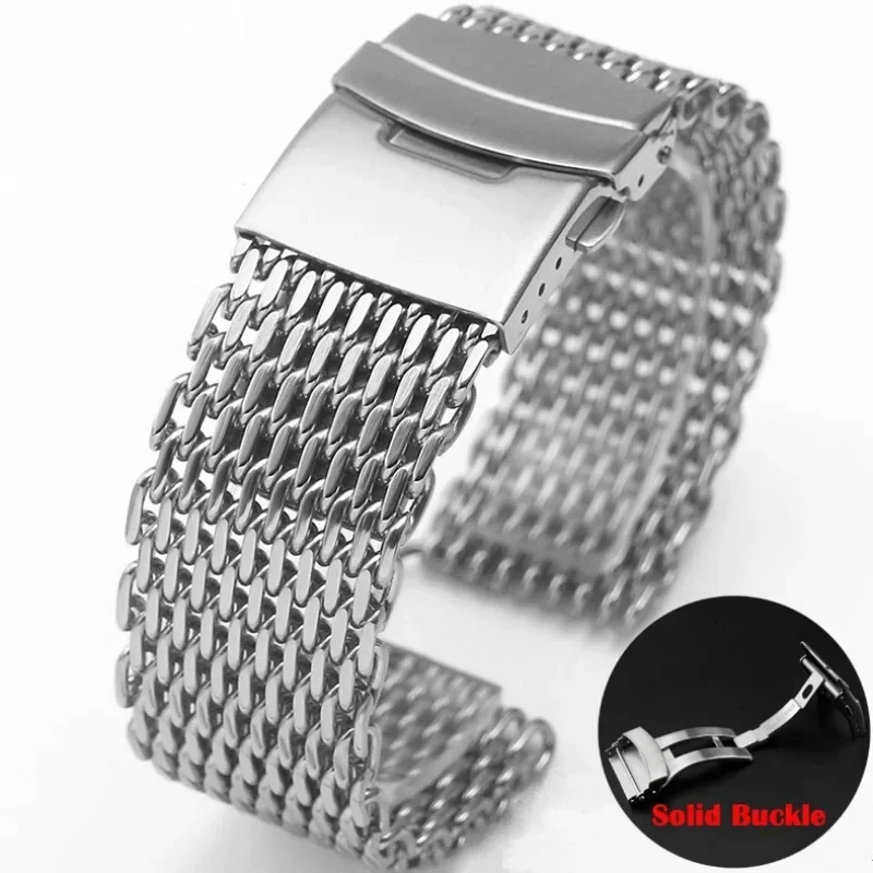 Luxury Watch Rolex - 18/20/22/24mm Mesh Solid Stainless Steel Watch