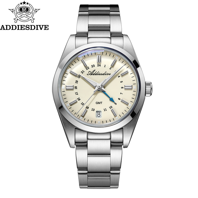 Luxury Quartz Watch Brands - ADDIESDIVE Hot Brand 36mm Luxury GMT