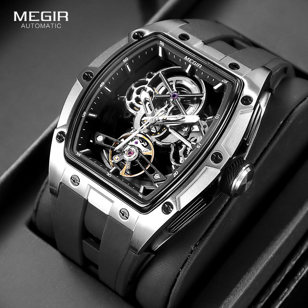 Luxury Watch Hublot - MEGIR Men Wristwatch Fashion Black Waterproof