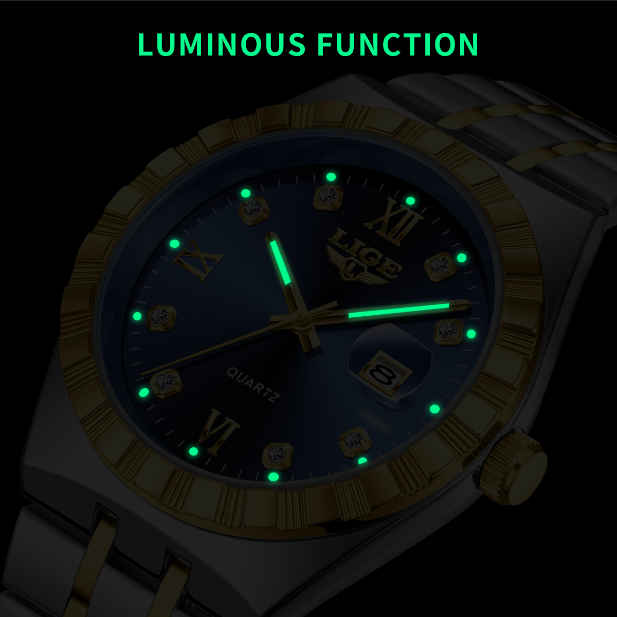 LIGE Top Brand Luxury Men Watc - огляд і ціна Luxury Quartz Watch Brands