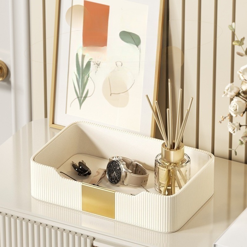 PU Leather Desk Tray - Multi-L - огляд і ціна Luxury Watch Levels