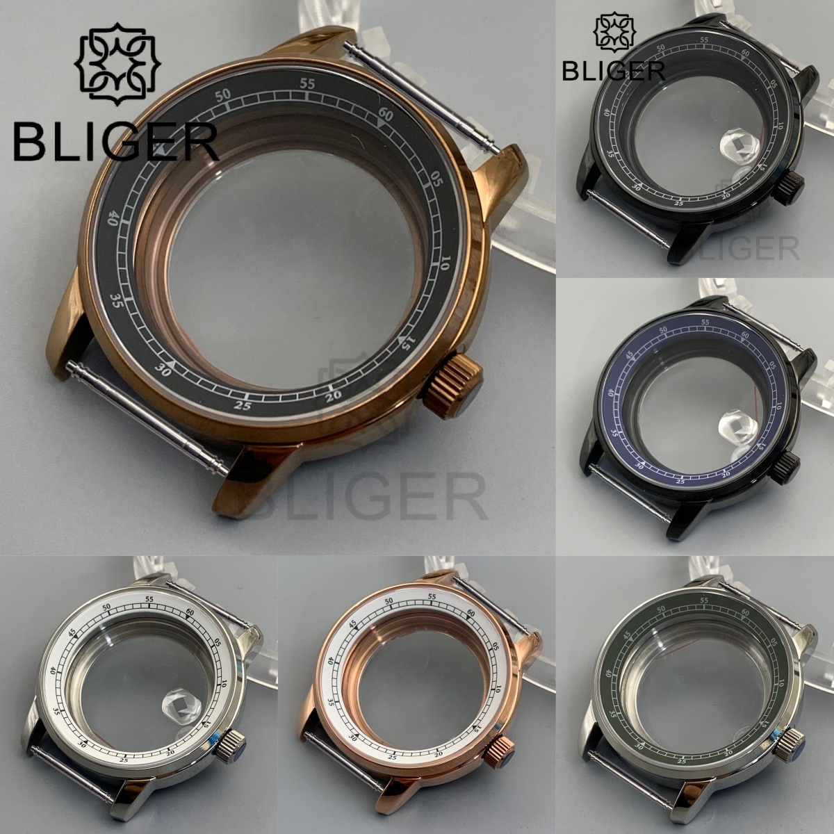 BLIGER 38mm Bronze Brass Divin - огляд і ціна Exhibition Caseback