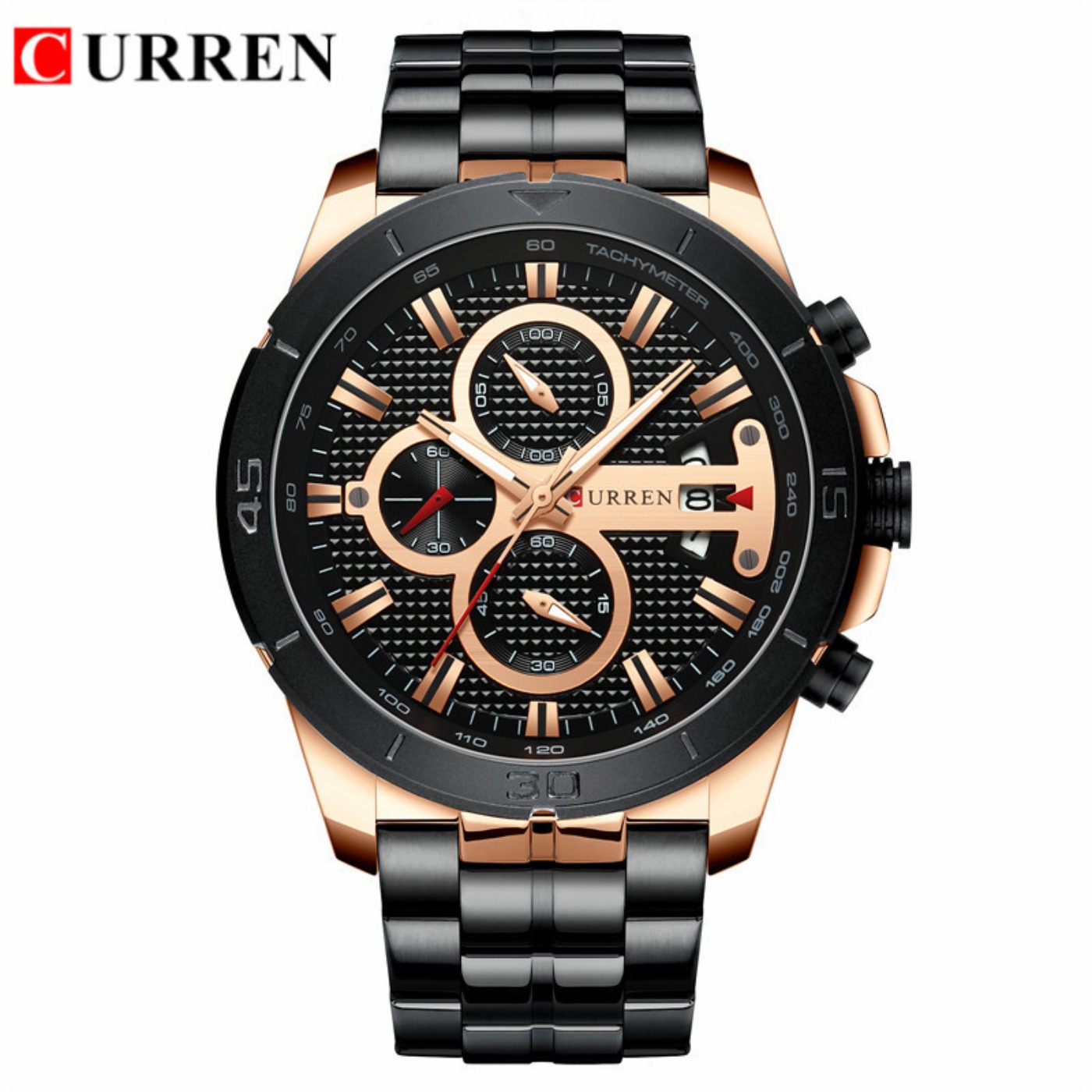 CURREN Watch Men Waterproof Ch - огляд і ціна Luxury Quartz Watch Brands