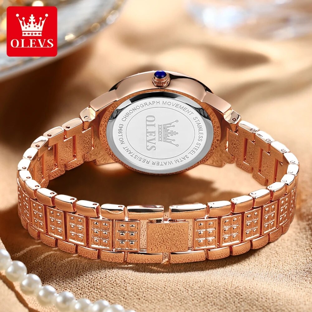 OLEVS 9943 Luxury All Diamond  - огляд і ціна Luxury Watch Female