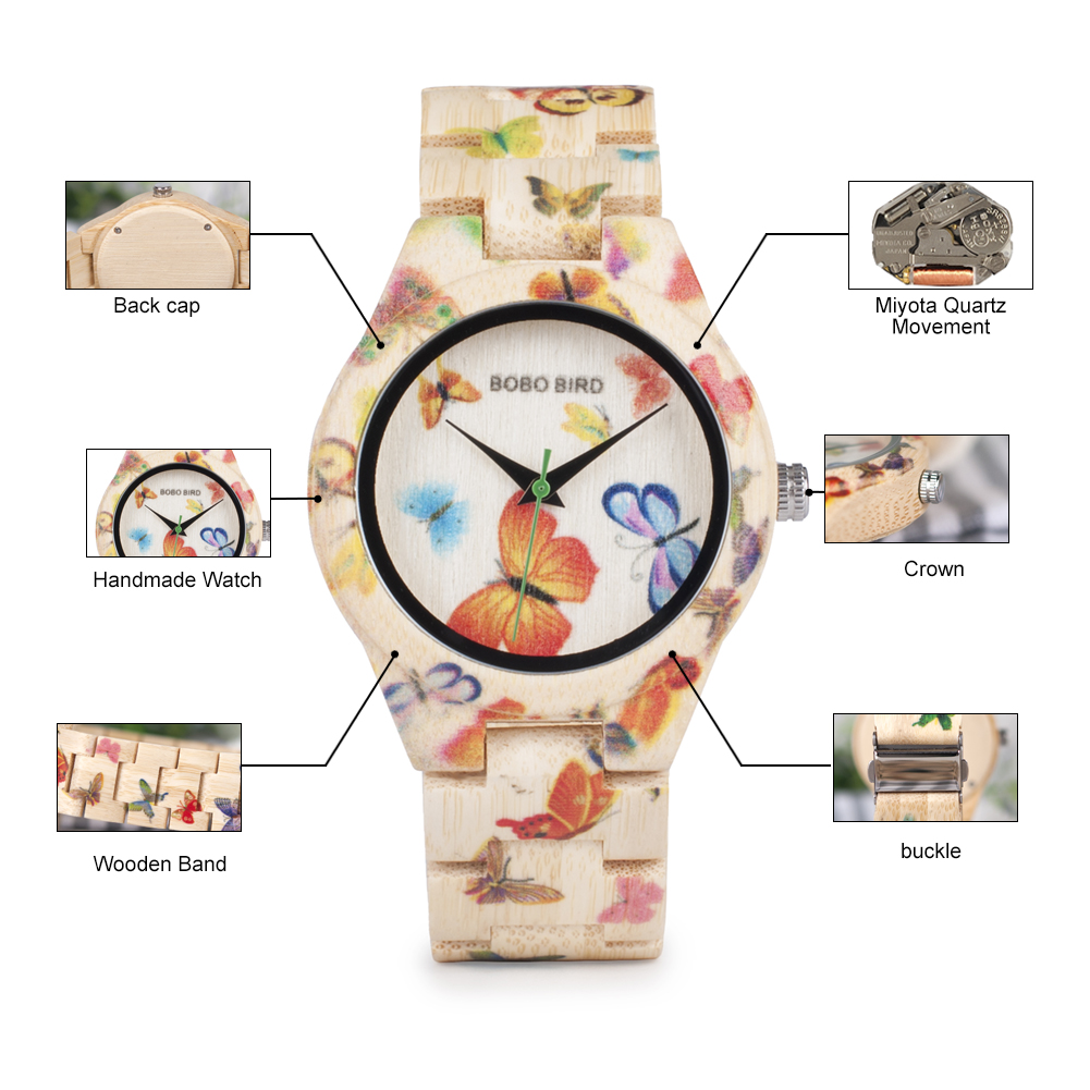 BOBO BIRD Wood Women Watches L - огляд і ціна Luxury Watch Lady