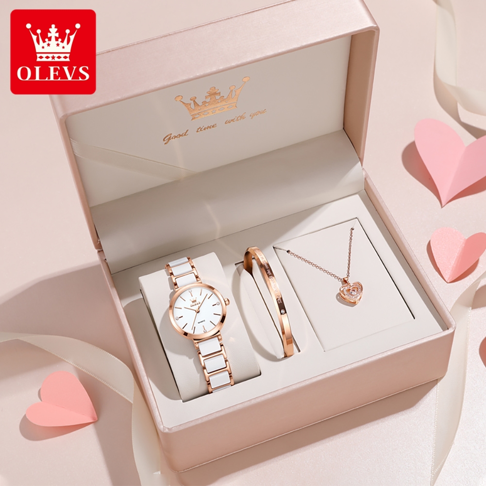 OLEVS Women Watch 5877 Luxury  - огляд і ціна Luxury Watch In Usa