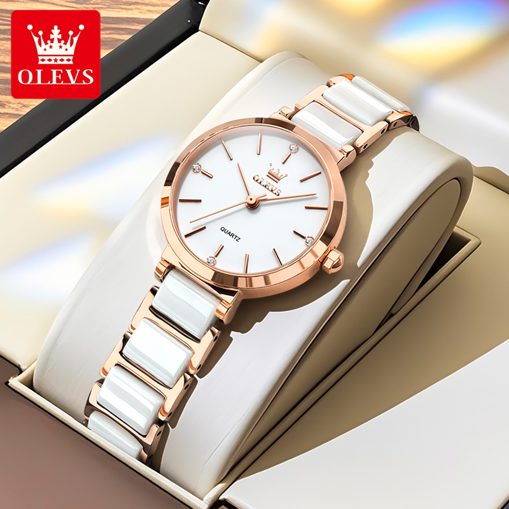 OLEVS Women Watch 5877 Luxury  - огляд і ціна Luxury Watch In Usa