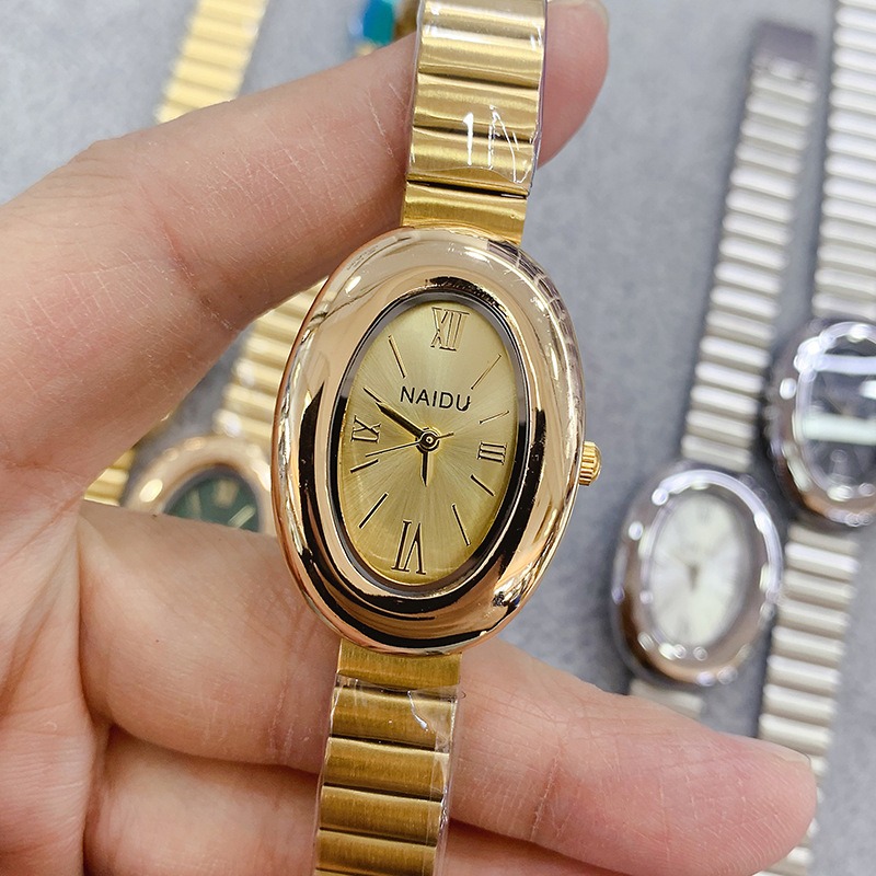 Luxury Brand Gold Oval Women Q - огляд і ціна Luxury Watch Female