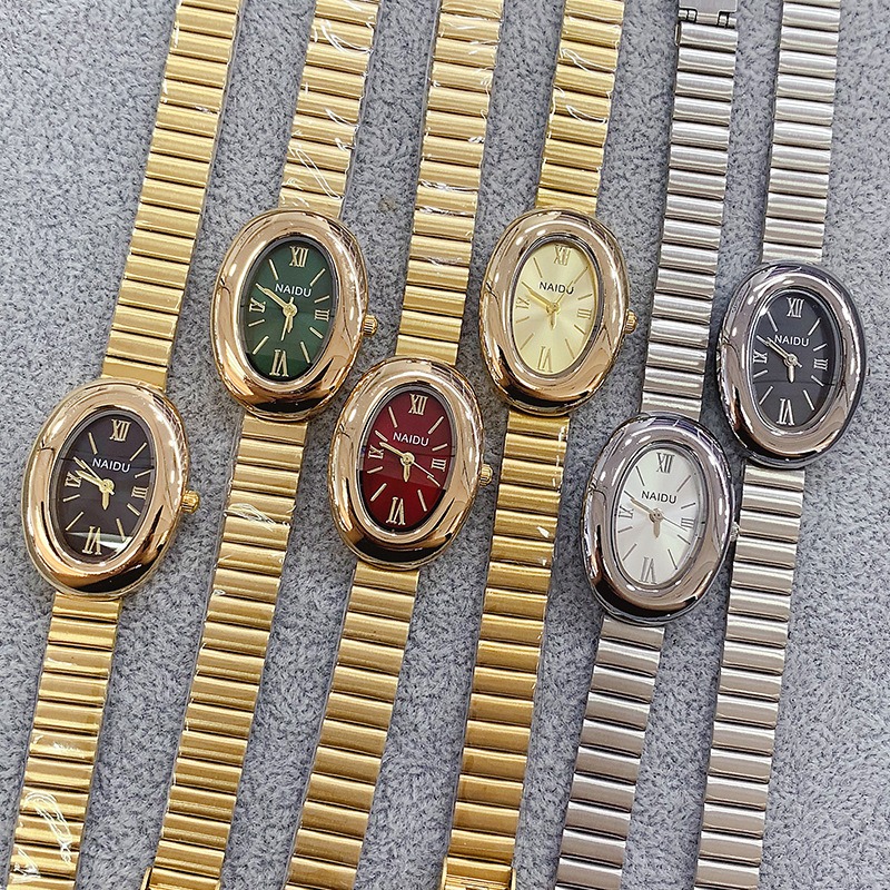 Luxury Brand Gold Oval Women Q - огляд і ціна Luxury Watch Female