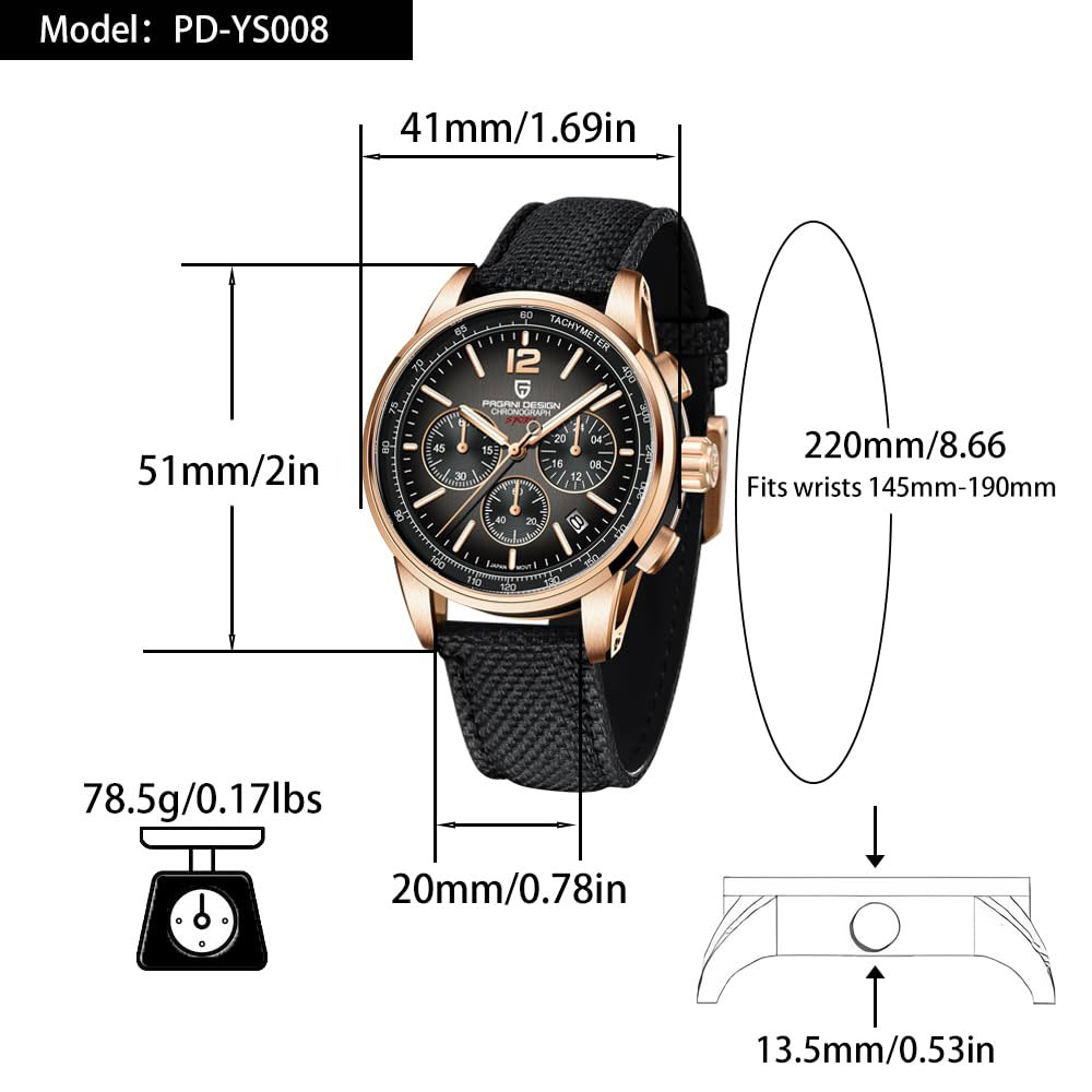 PAGANI DESIGN New Mens Watch 4 - огляд і ціна Luxury Quartz Watch Brands