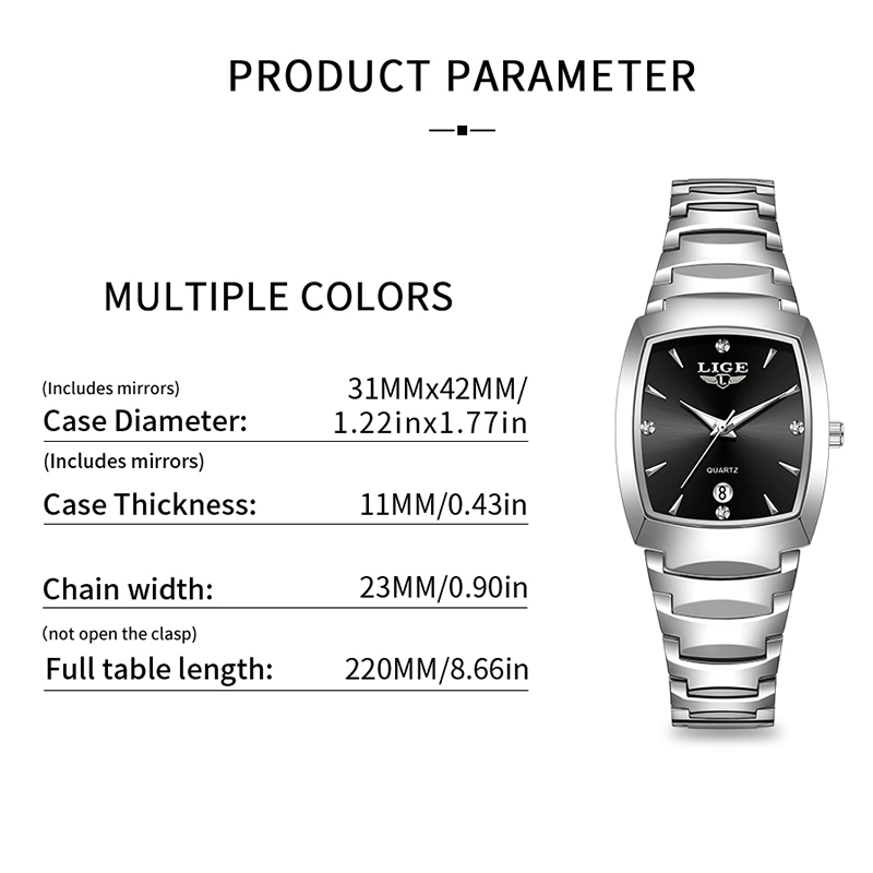 LIGE Watch women Business Luxu - огляд і ціна Luxury Watch In Usa