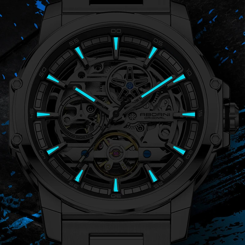ABORNI 9039 Unique Design Skel - огляд і ціна Luxury Watch Hublot