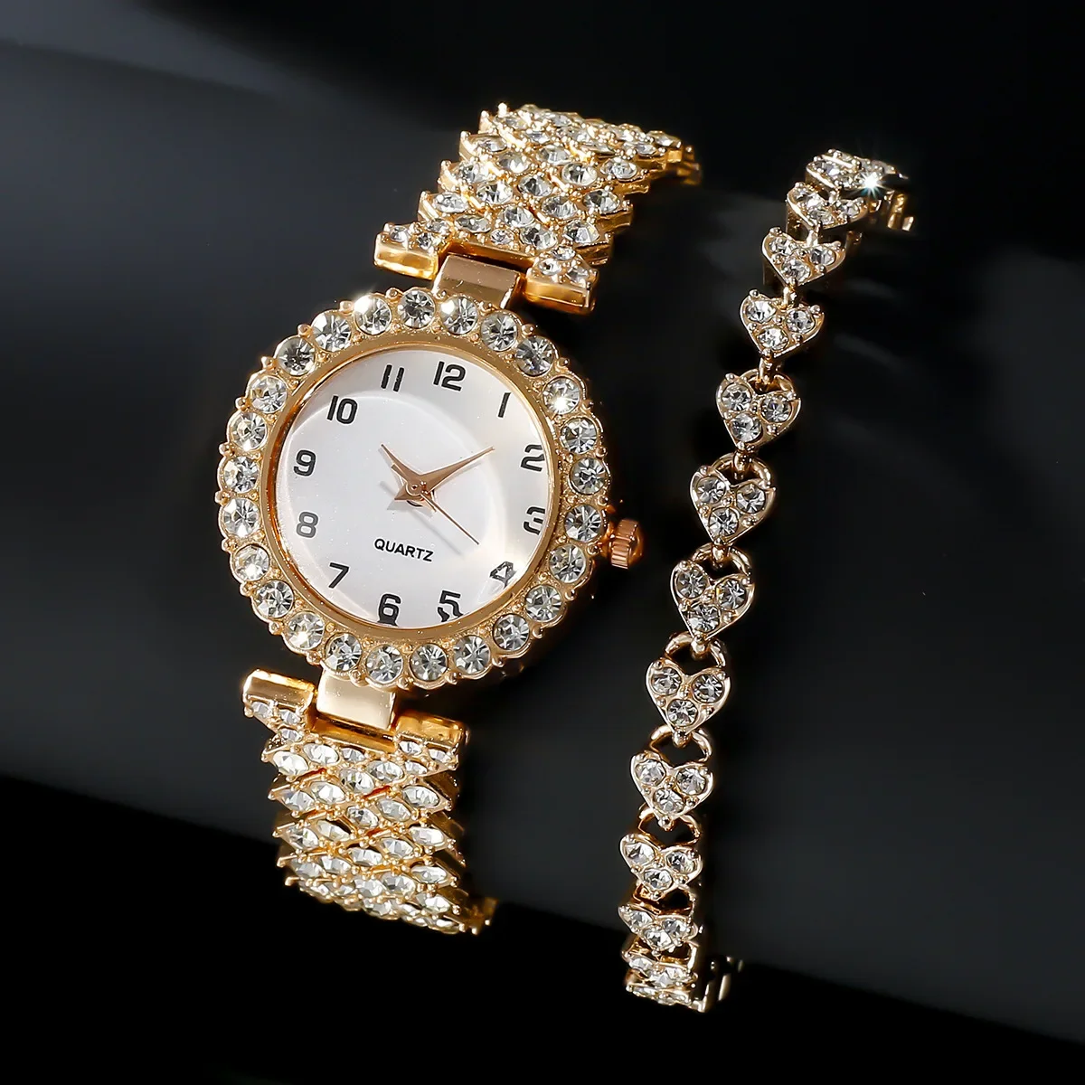 1pcs/2pcs Luxury Fashion Women - огляд і ціна Luxury Watch Female
