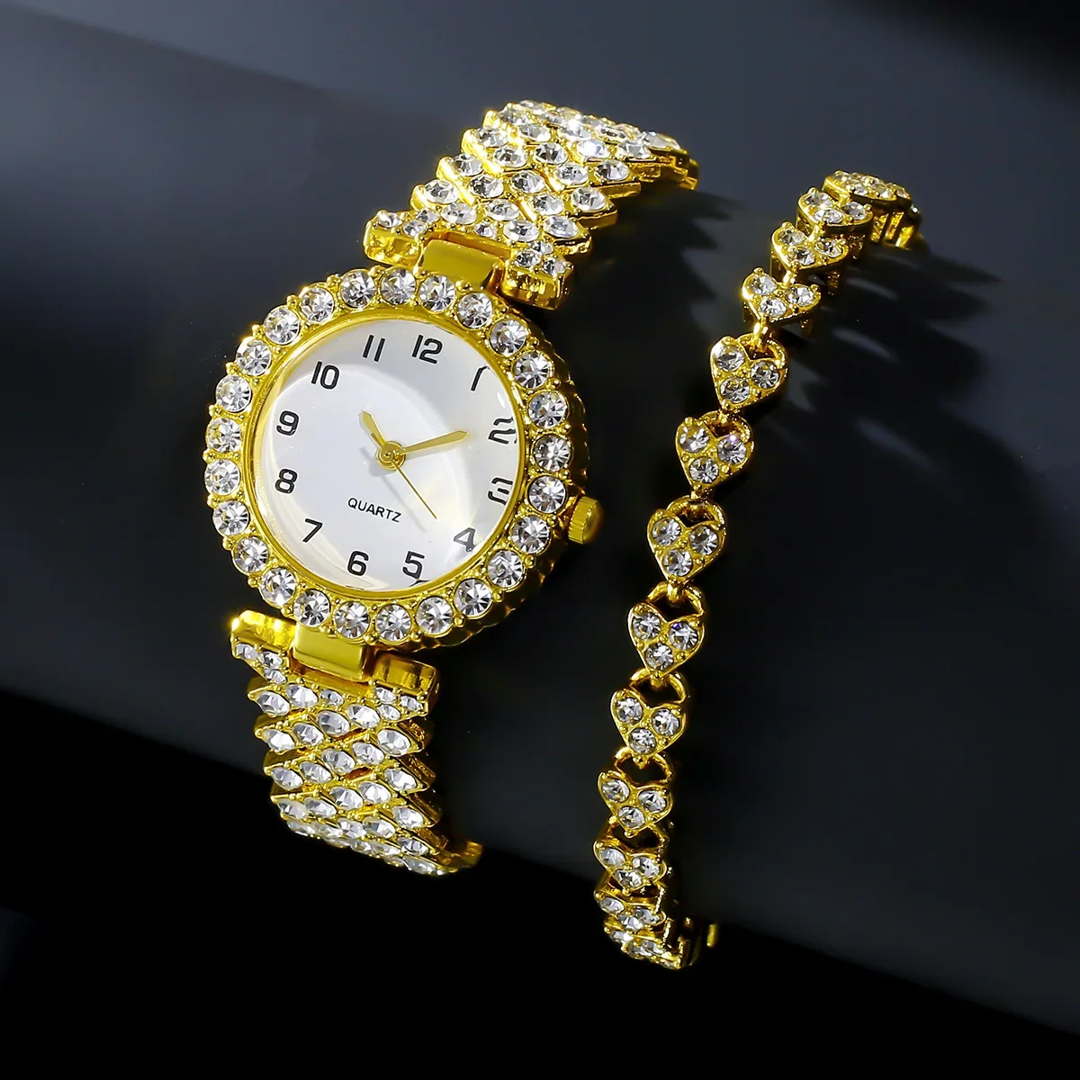 1pcs/2pcs Luxury Fashion Women - огляд і ціна Luxury Watch Female