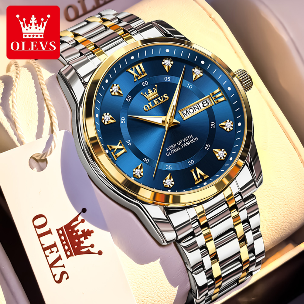 OLEVS Brand Fashion men's watc - огляд і ціна Luxury Quartz Watch Brands