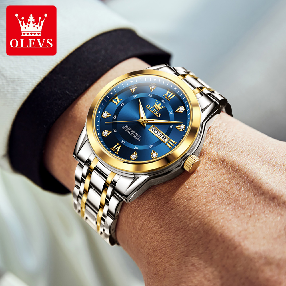 OLEVS Brand Fashion men's watc - огляд і ціна Luxury Quartz Watch Brands