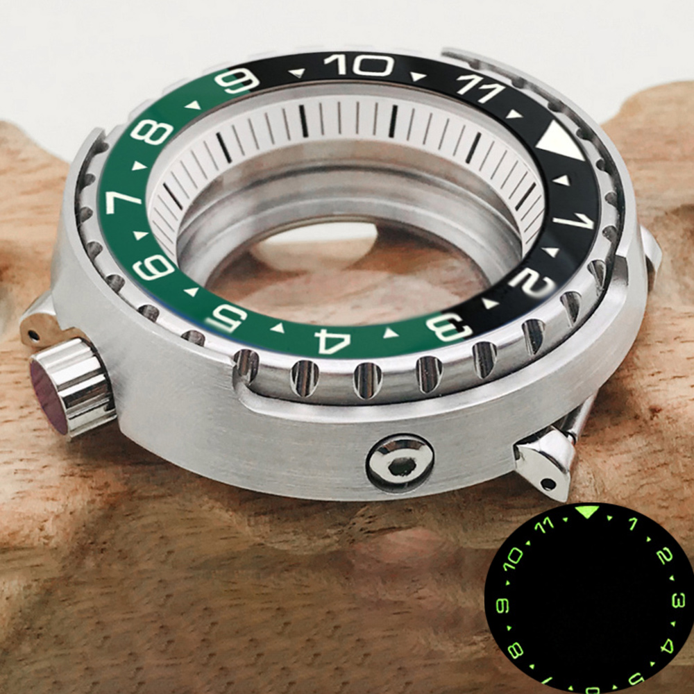 47mm Tuna Canned Watch Case Gr - огляд і ціна Exhibition Caseback
