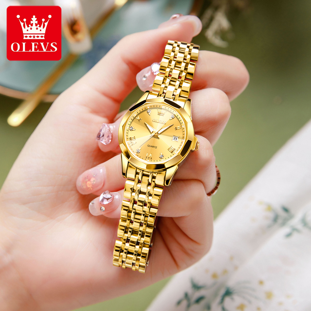 OLEVS Fashion Golden Watch for - огляд і ціна Luxury Watch Lady