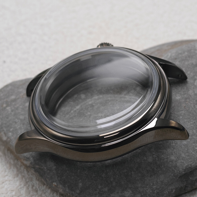 Gun Grey Classical NH35 Watch  - огляд і ціна Exhibition Caseback