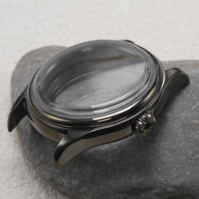 Gun Grey Classical NH35 Watch  - огляд і ціна Exhibition Caseback